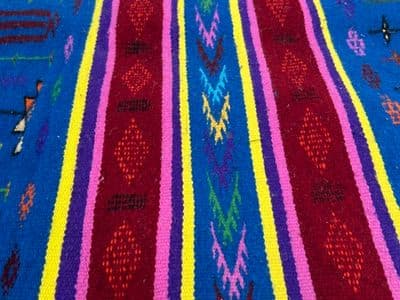 Blue-Pink-Yellow Acrylic Carpet