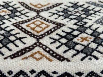 Grey-Beige-Caramel Wool Carpet