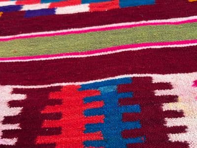 Multicolor Antique Wool Carpet