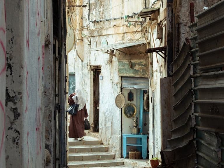 Une ruelle dans la Casbah d’Alger